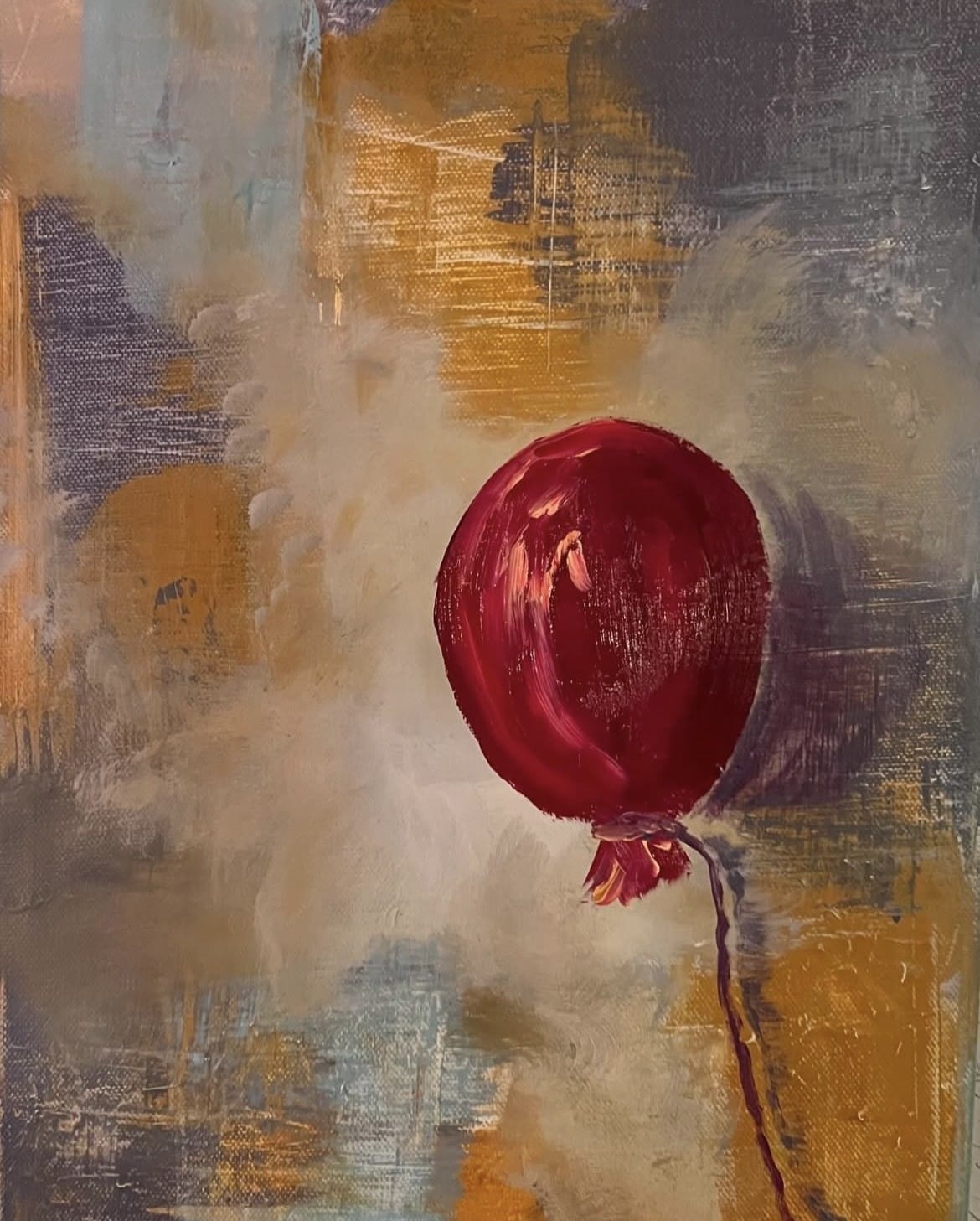 Röd ballong
